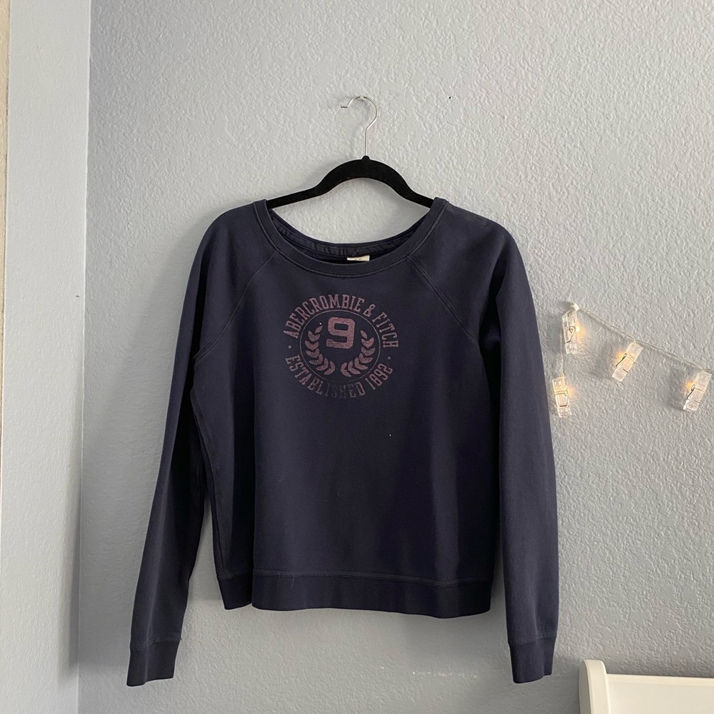 Abercrombie and Fitch blue long sleeve